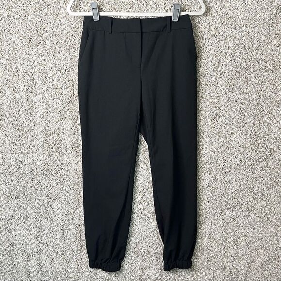 Calvin Klein Pants Women’s 0 Black Jogger Dress Pants - Picture 1 of 6